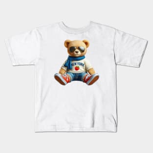 New York Teddy Bear Kids T-Shirt